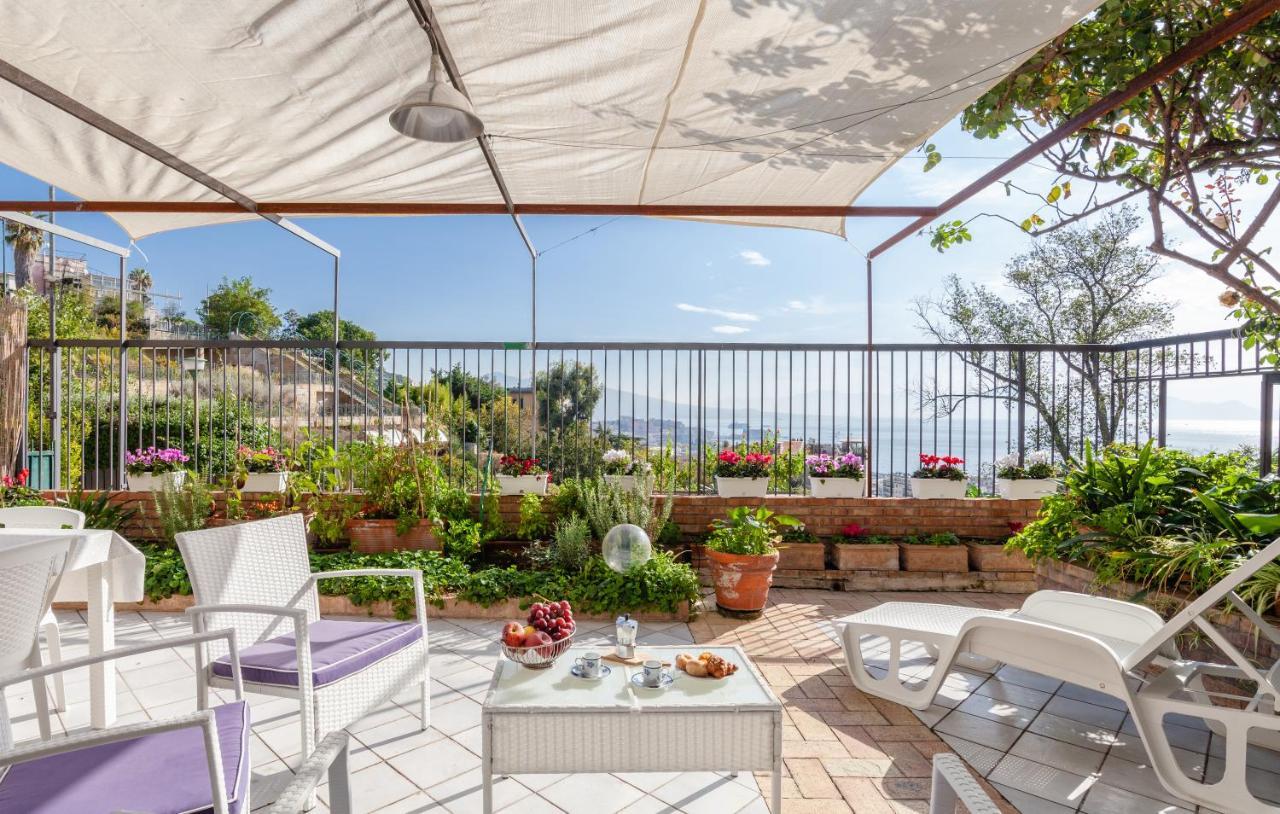 Casa Rosa - Sea View & Terrace Apartment Nápoles Exterior foto